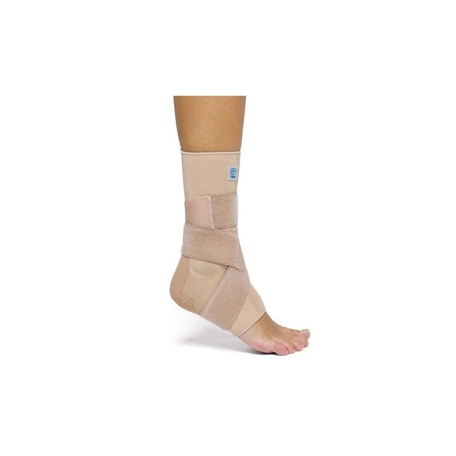 TOBILLERA ELASTICA C/SOPORTE SILICONA IZQDA.