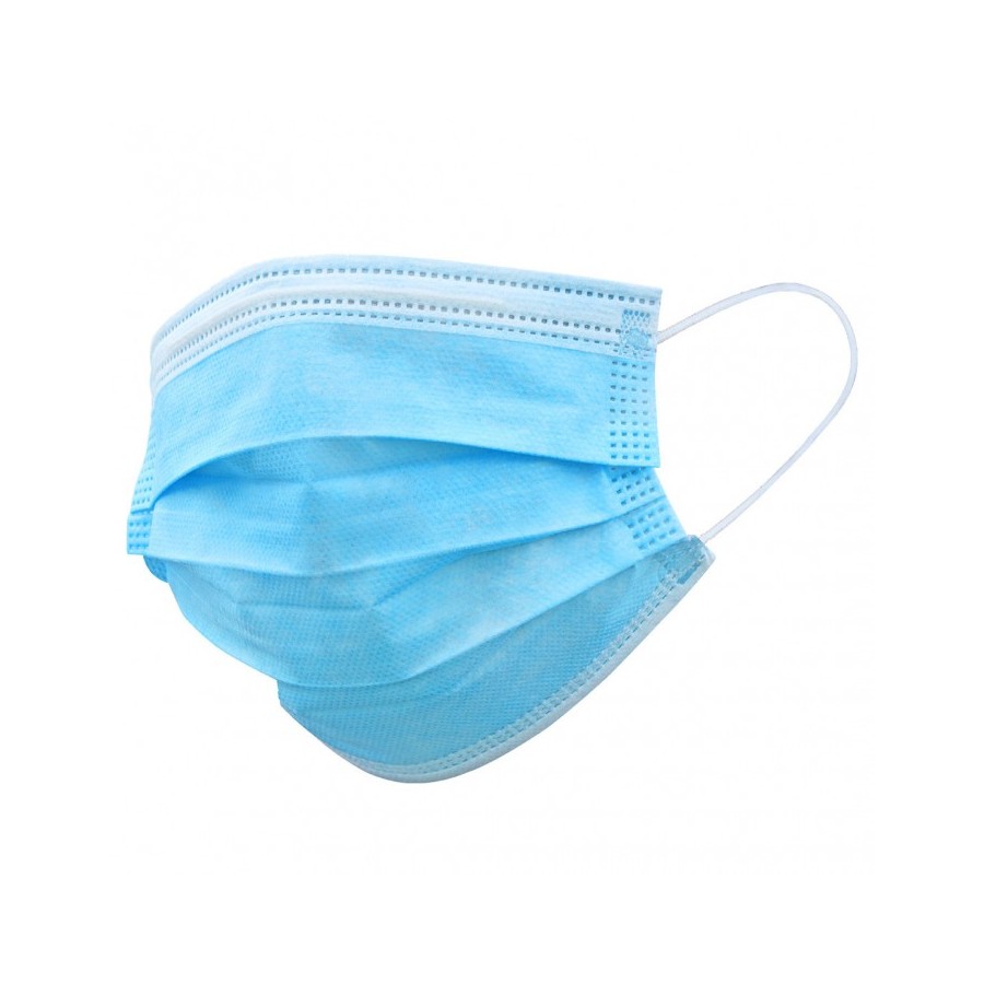 MASCARILLA QUIRURGICA AZUL 3C