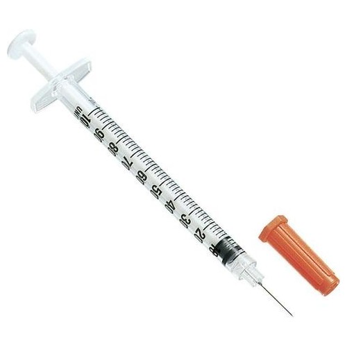 JERINGA 3 CUERPOS 1 ML INSULINA CON AGUJA