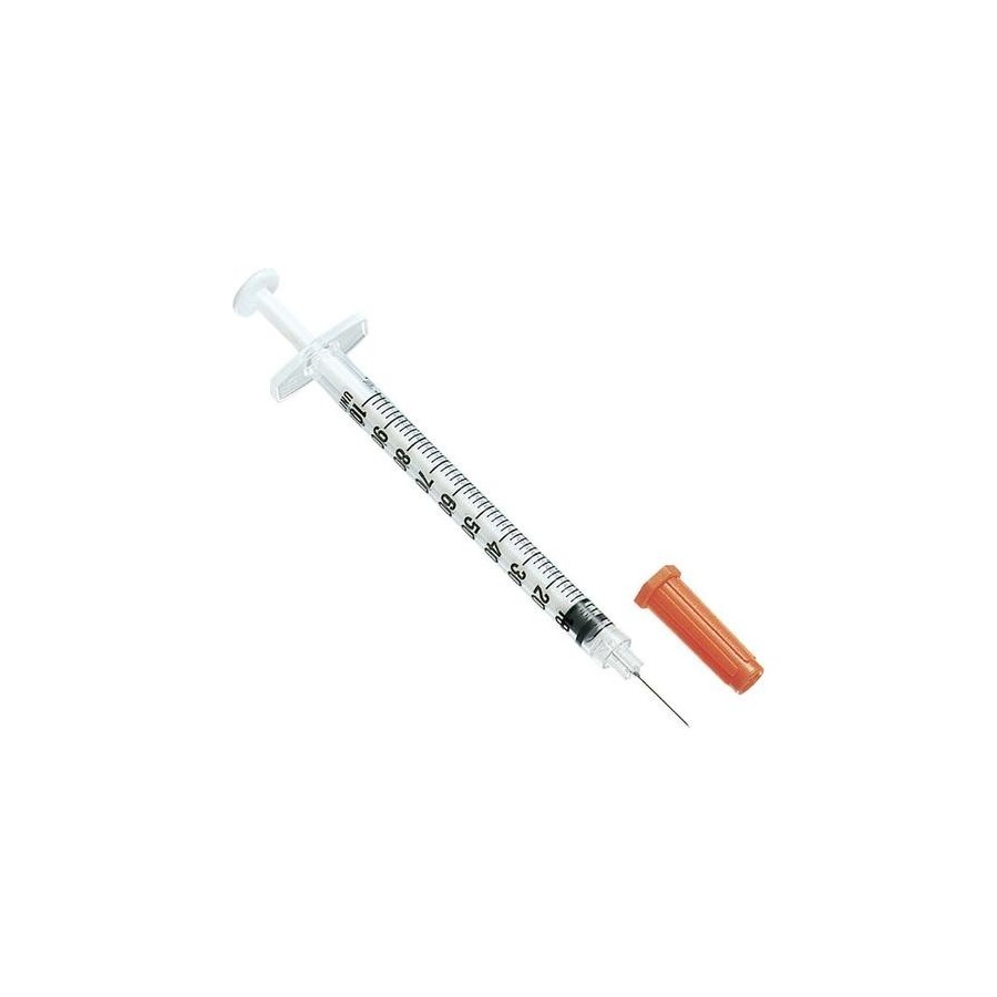 JERINGA 3 CUERPOS 1 ML INSULINA CON AGUJA