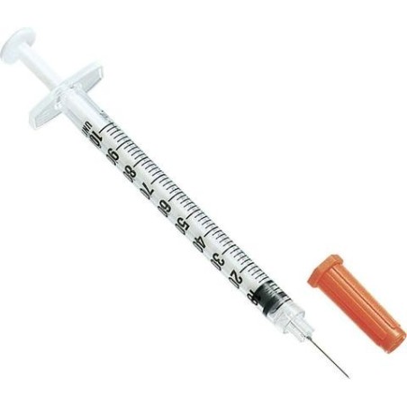 JERINGA 3 CUERPOS 1 ML INSULINA CON AGUJA
