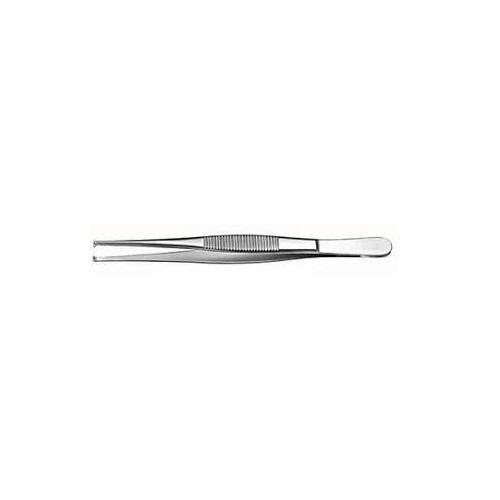 PINZA DISECCION CON DIENTES RECTA 14 cm