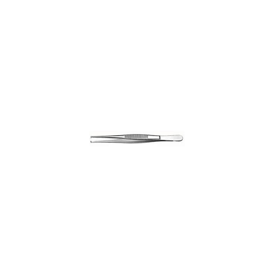PINZA DISECCION CON DIENTES RECTA 14 cm