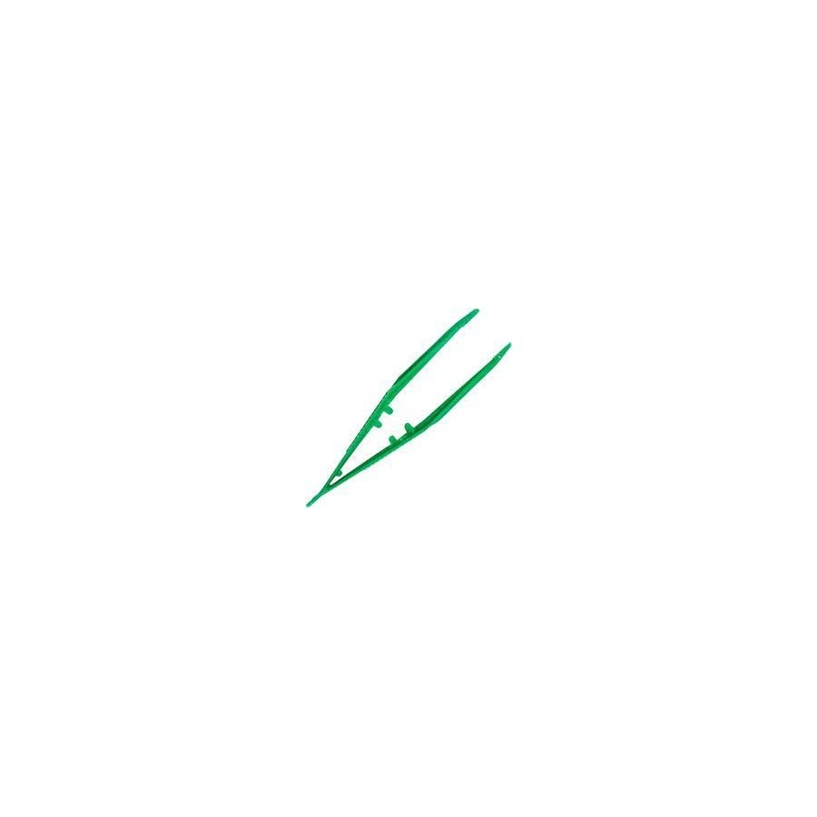 PINZA FORCEPS NORMAL PLASTICO VERDE