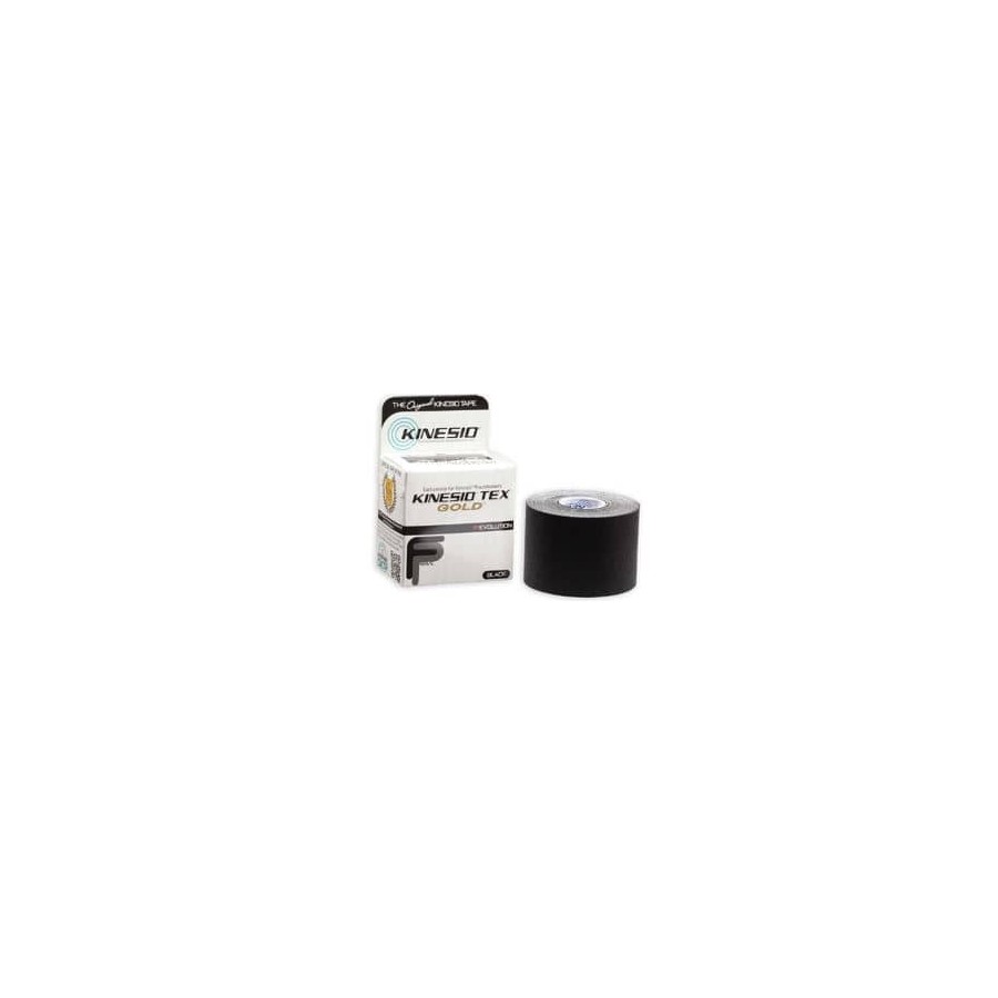 KINESIO TEX GOLD 5 m X 5 CM NEGRO