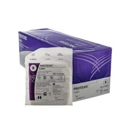 GUANTE LATEX ESTERIL PROTEXIS T-6 S/2U CH
