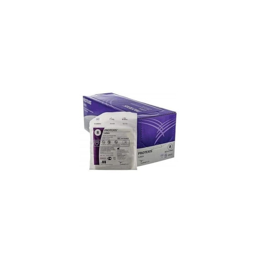 GUANTE LATEX ESTERIL PROTEXIS T-6,5 S/2U CH