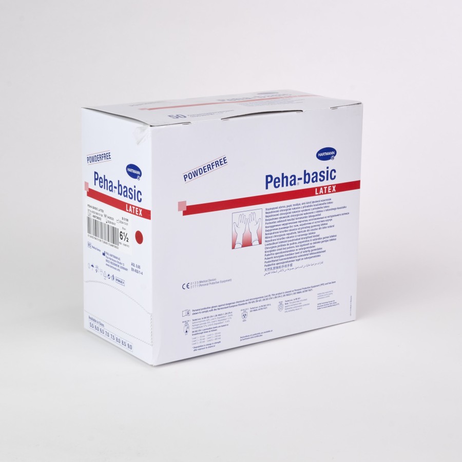 GUANTE LATEX ESTERIL PEHA BASIC en Masmedikal.es