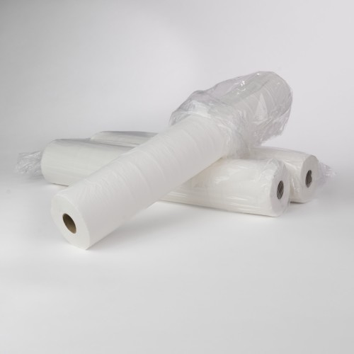 PAPEL CAMILLA BLANCO BICAPA 2C 58CMX60M C/8 en Masmedikal.es