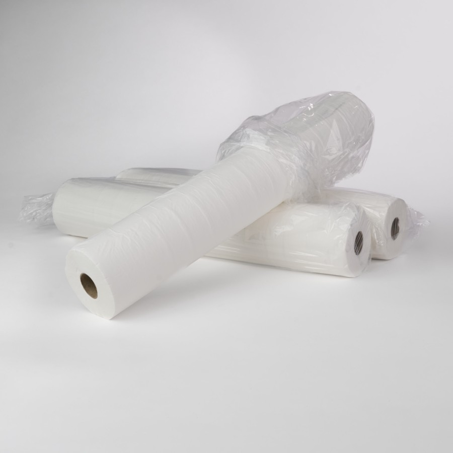 PAPEL CAMILLA BLANCO BICAPA 2C 58CMX60M C/8 en Masmedikal.es