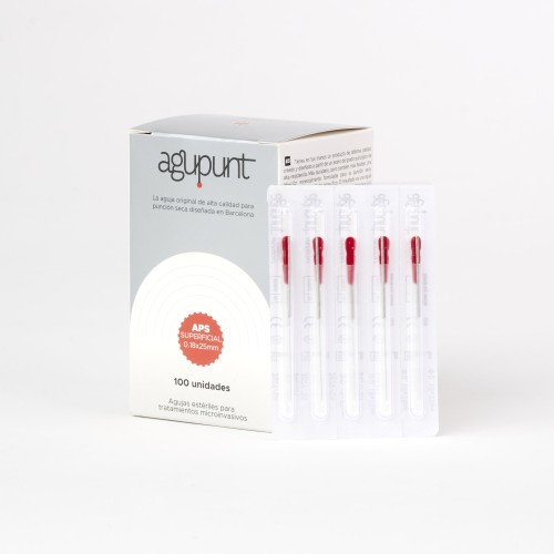 AGUJA PUNCIO SECA C/GUIA 0,18X25 C/100 en Masmedikal.es