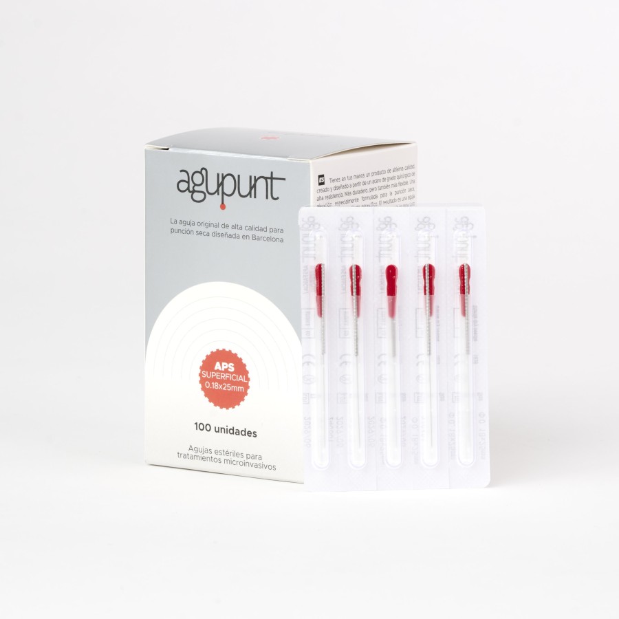 AGUJA PUNCIO SECA C/GUIA 0,18X25 C/100 en Masmedikal.es