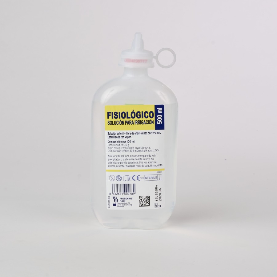 SUERO FISIOLOGICO IRRIGACION FRESENIUS 500 ML en Masmedikal.es