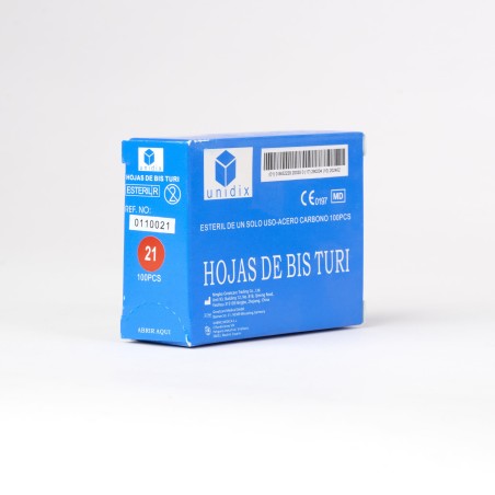 HOJA DE BISTURI ESTERIL - Nº21 en Masmedikal.es
