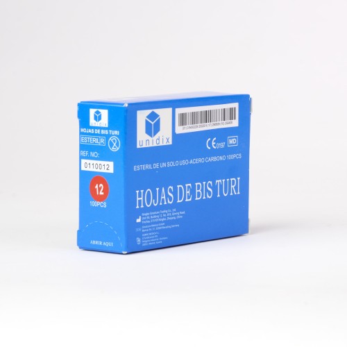 HOJA DE BISTURI ESTERIL - Nº12 en Masmedikal.es