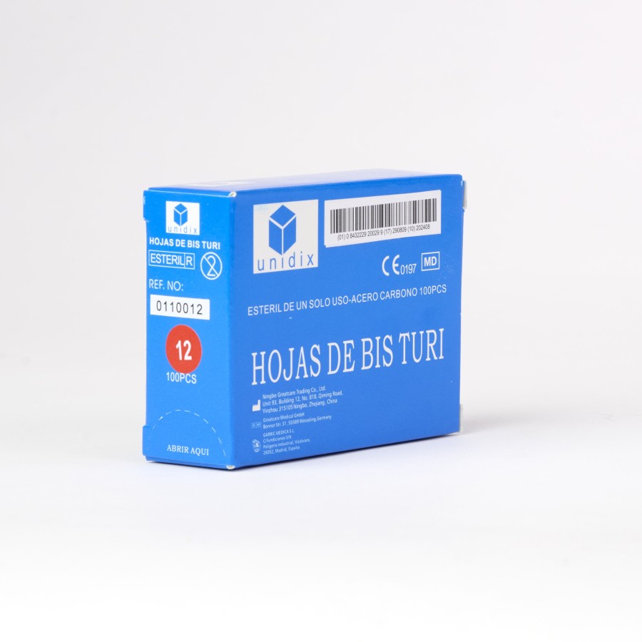 HOJA DE BISTURI ESTERIL - Nº12 en Masmedikal.es
