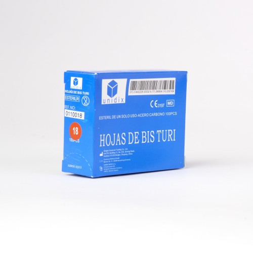HOJA DE BISTURI ESTERIL - Nº18 en Masmedikal.es
