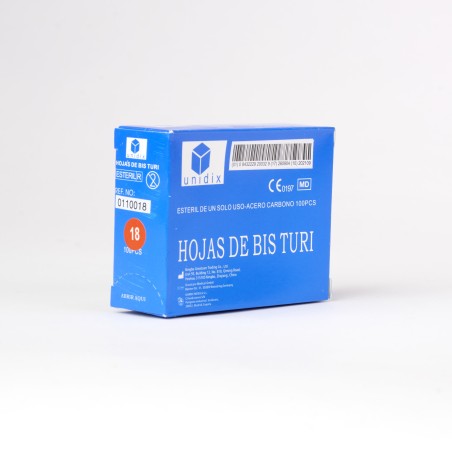 HOJA DE BISTURI ESTERIL - Nº18 en Masmedikal.es